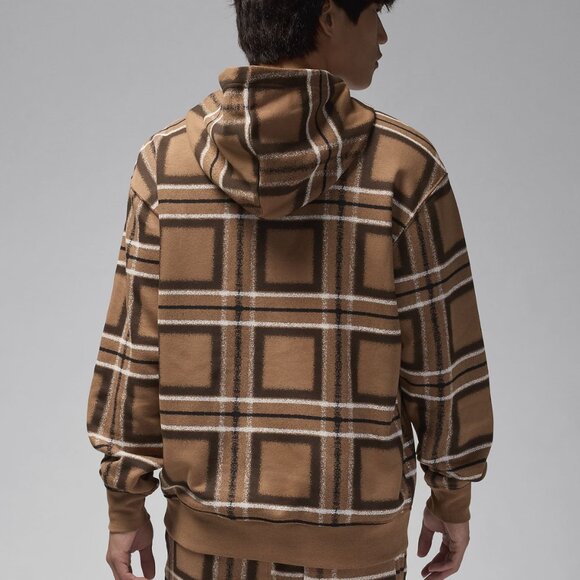 Air Jordan Essentials Fleece Pullover Hoodie Brown Sail FV7458-223 LARGE NWT - Picture 2 of 5